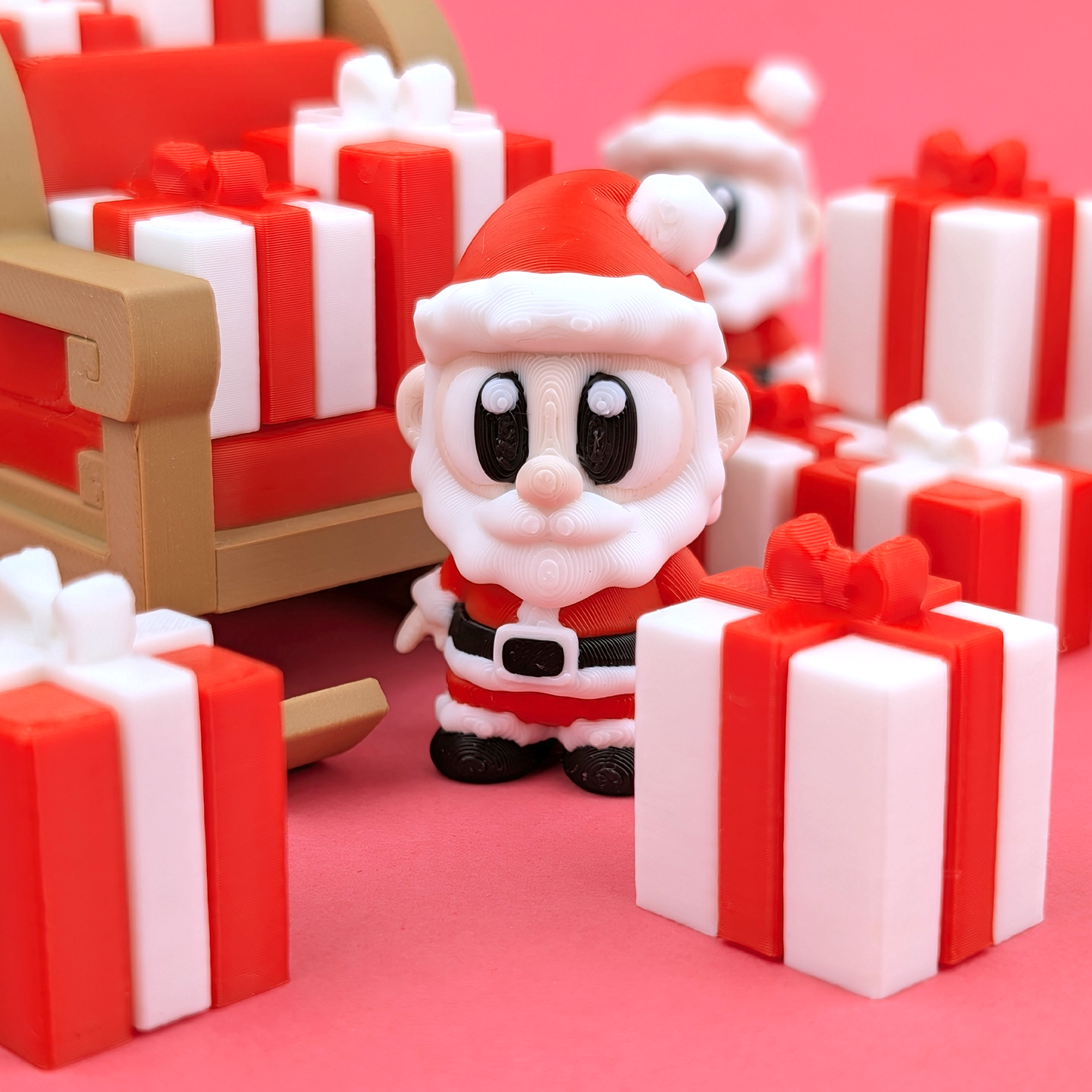 Santa and His Sleigh