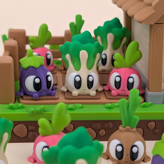 Veggies & Garden Scene