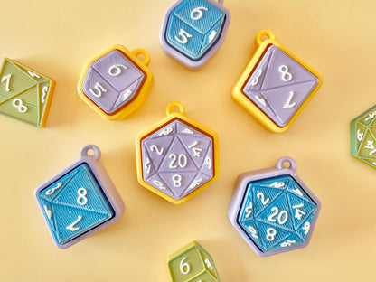 Dice Bundle – Clickable D20, D8, & D6 for Every Adventurer