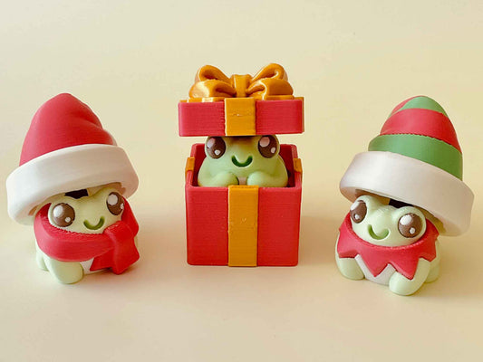 Festive Frog Bundle – Holiday Clickers Full of Cheer
