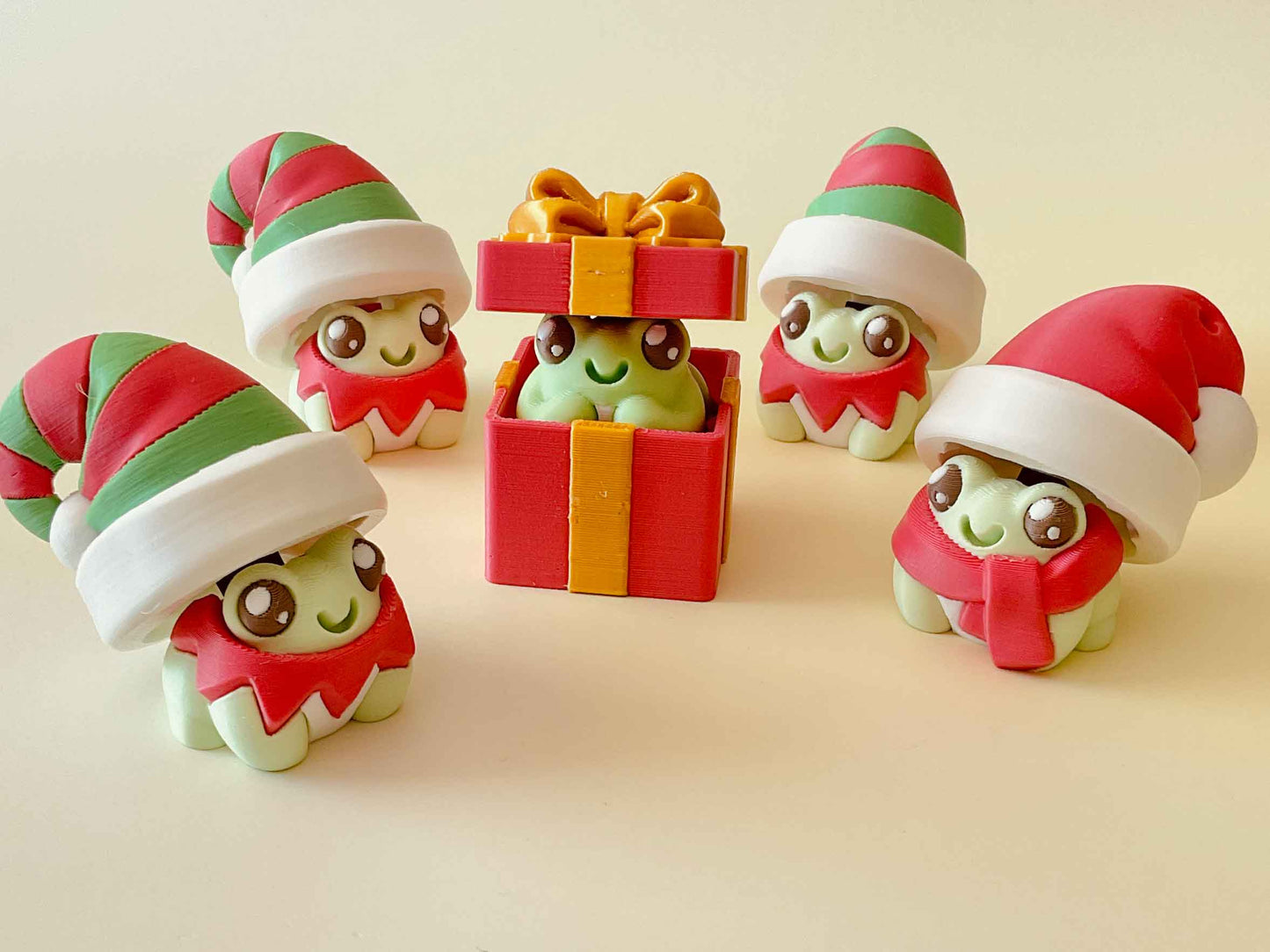 Festive Frog Bundle – Holiday Clickers Full of Cheer