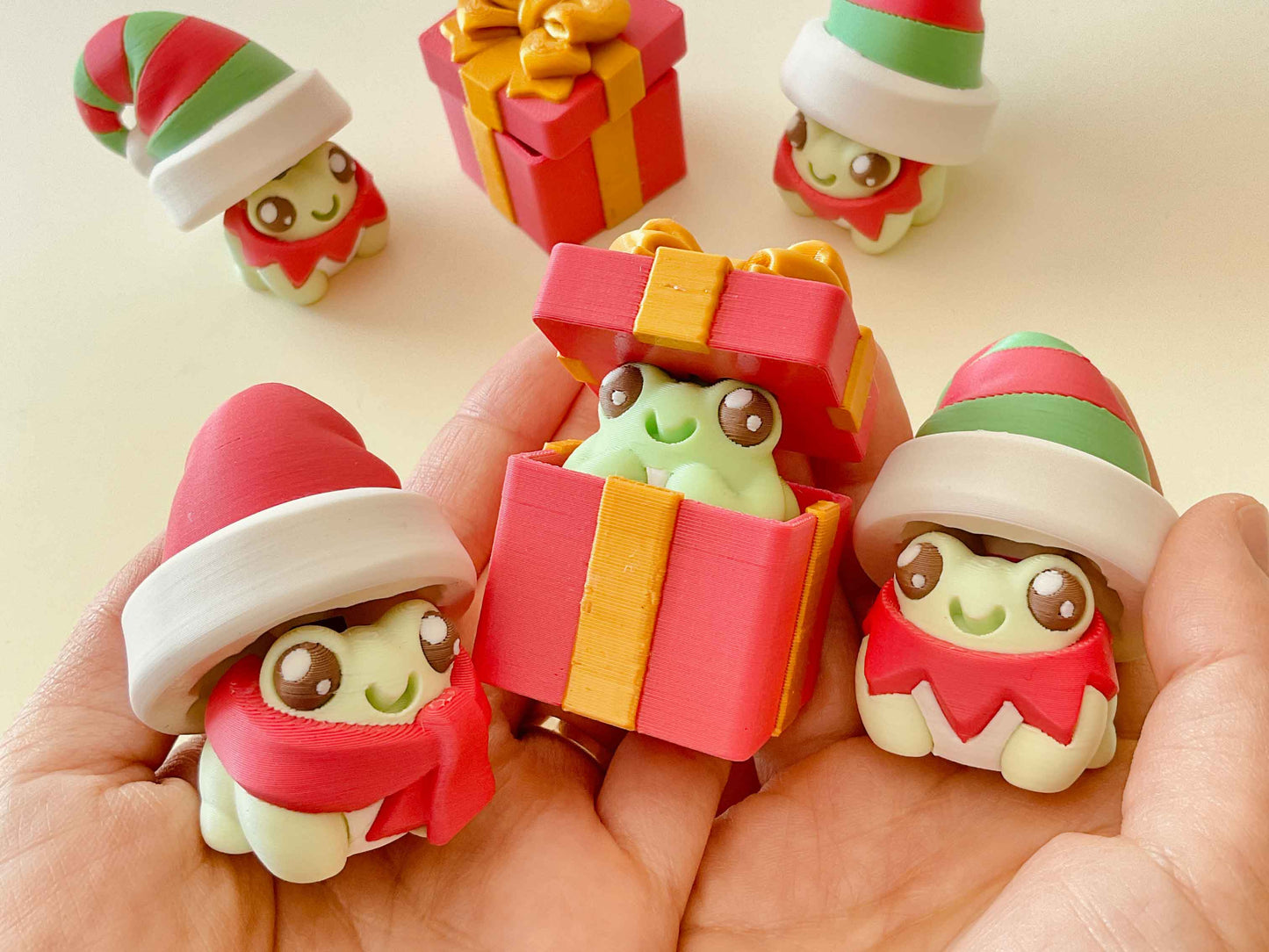 Festive Frog Bundle – Holiday Clickers Full of Cheer