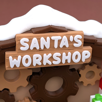Elves Santa’s Workshop Scene