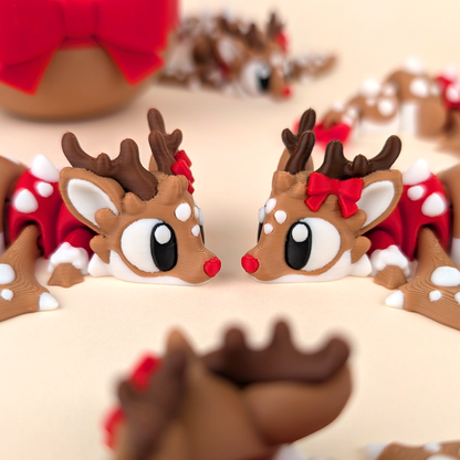 Reindeer Dragon (with optional Egg)