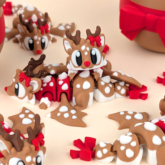 Reindeer Dragon (with optional Egg)